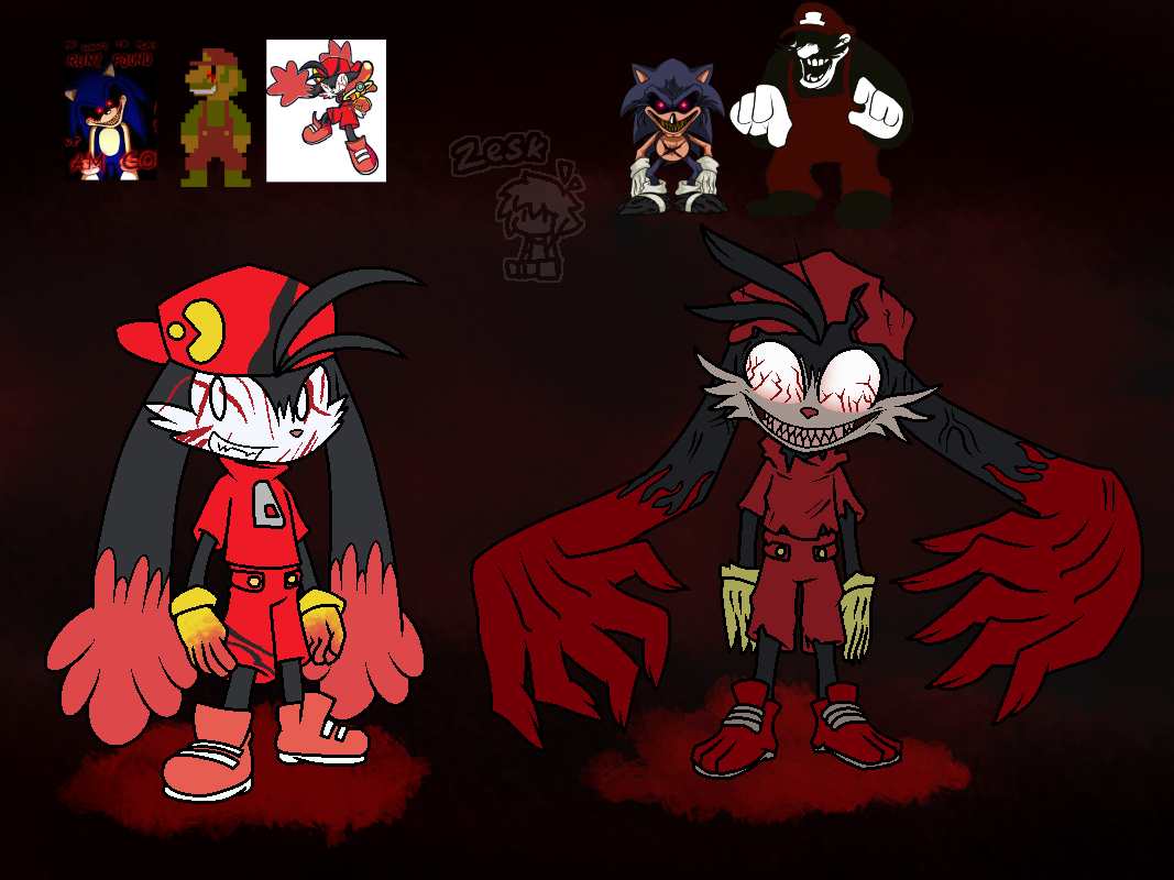 Klonoa and Bacon Hair by MrJClark123 on Newgrounds